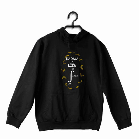 Nerd Mathematics KARMA IS LIKE 69 UNISEX HOODIE Sweatshirts